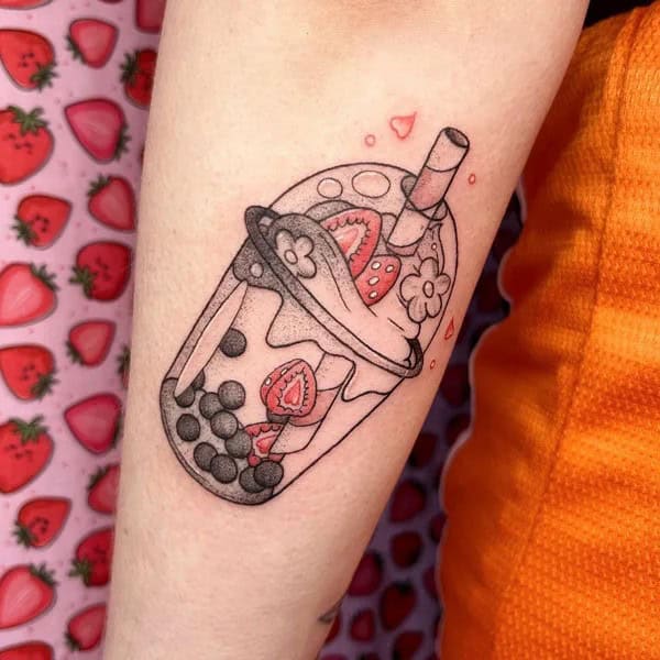 More Designs of Strawberry Tattoos To Check Out This Instant