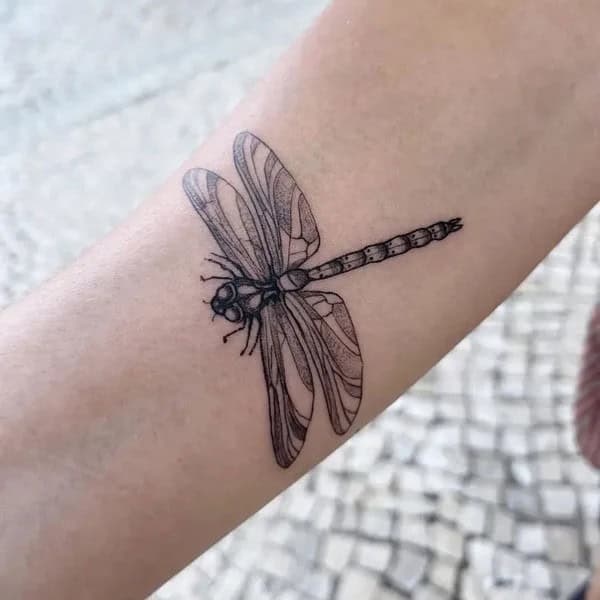 More Sublime Entries Of Dragonfly Tattoos