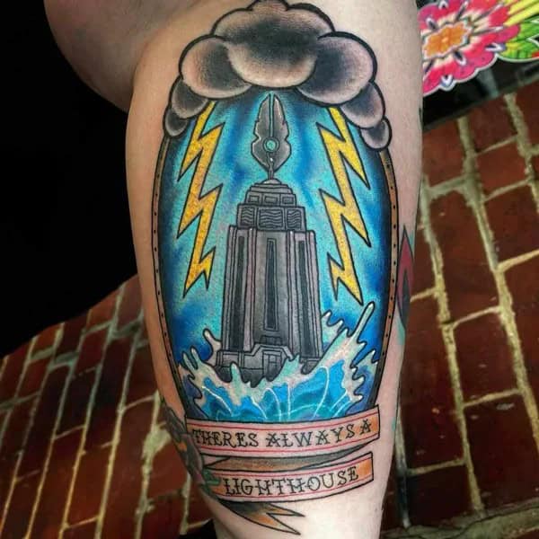 Bioshock Lighthouse Tattoo