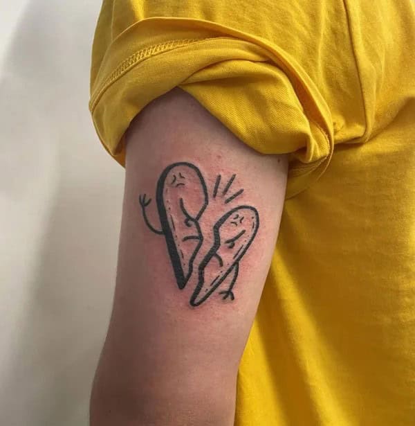 More Broken Heart Tattoos To Wear This Year