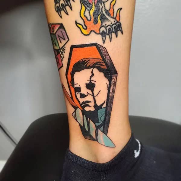 Michael Myers House Tattoo