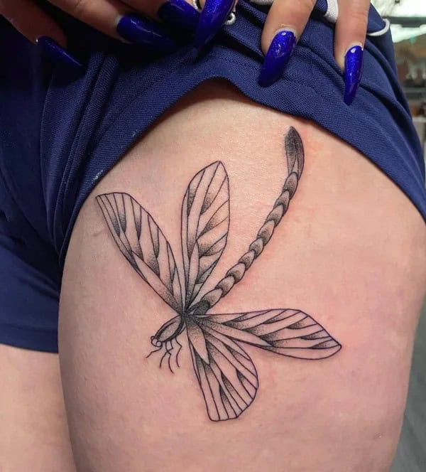 More Sublime Entries Of Dragonfly Tattoos