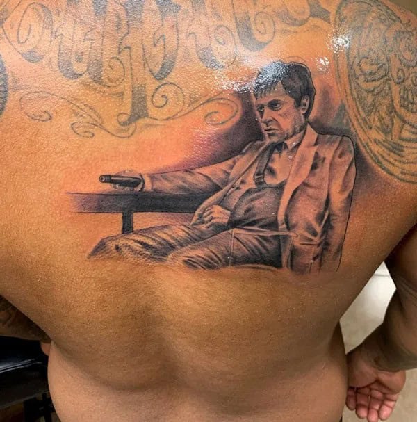 Al Pacino Scarface Tattoo