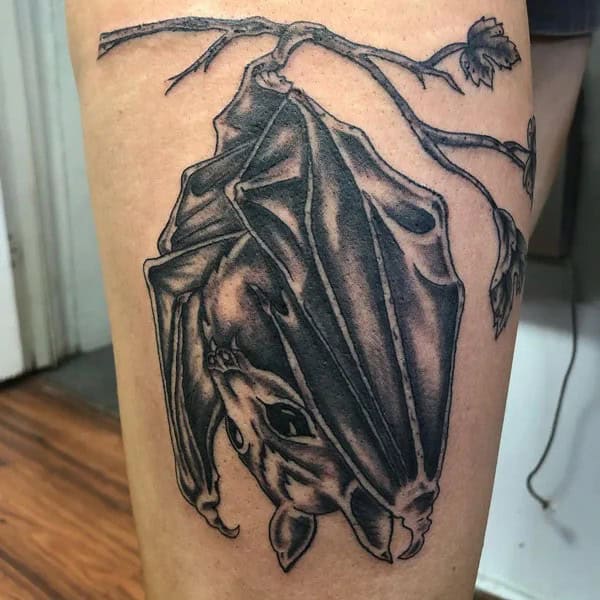 Bat Tattoo On Hand