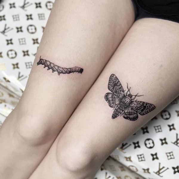 More Death Moth Tattoos That Can’t Be Ignored!