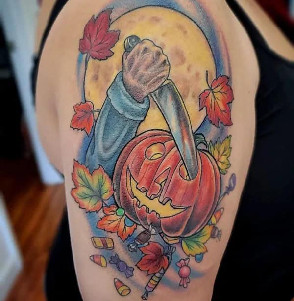 Michael Myers House Tattoo