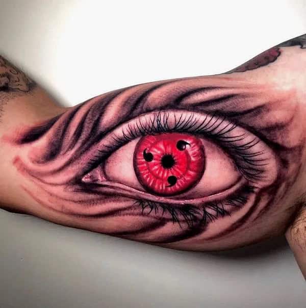 Madara Sharingan Tattoo