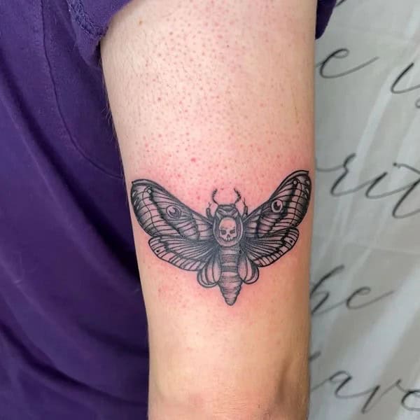 More Death Moth Tattoos That Can’t Be Ignored!