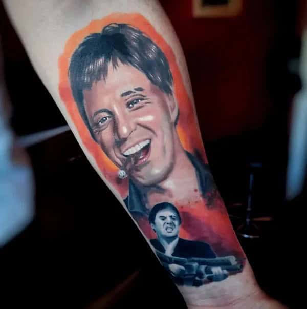 Al Pacino Scarface Tattoo