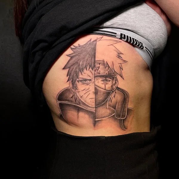 Obito Kakashi Tattoo