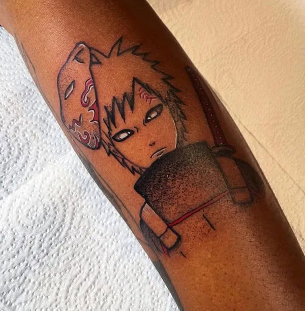 More Gaara Tattoos To Check Out For Gaining Inspiration