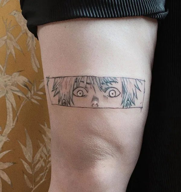 Anime Foot Tattoo