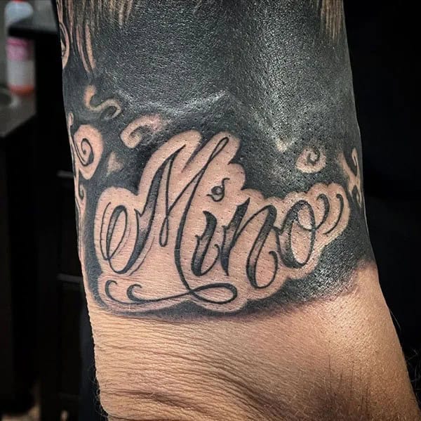 Forearm Name Tattoo