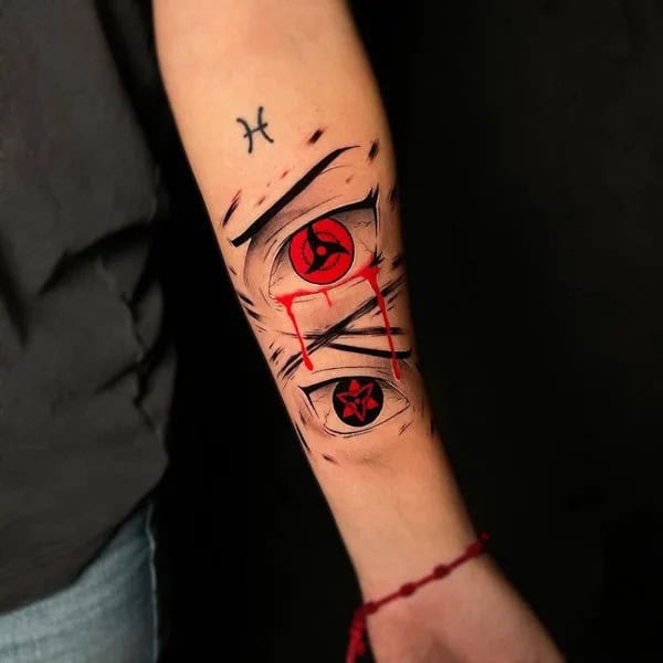 Madara Sharingan Tattoo