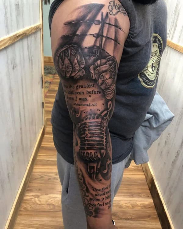 Music Sleeve Tattoo