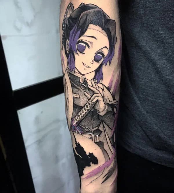 Anime Foot Tattoo