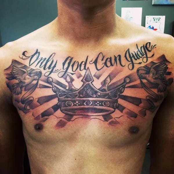 More Unique “Only God Can Judge Me” Tattoos To Take Inspiration From