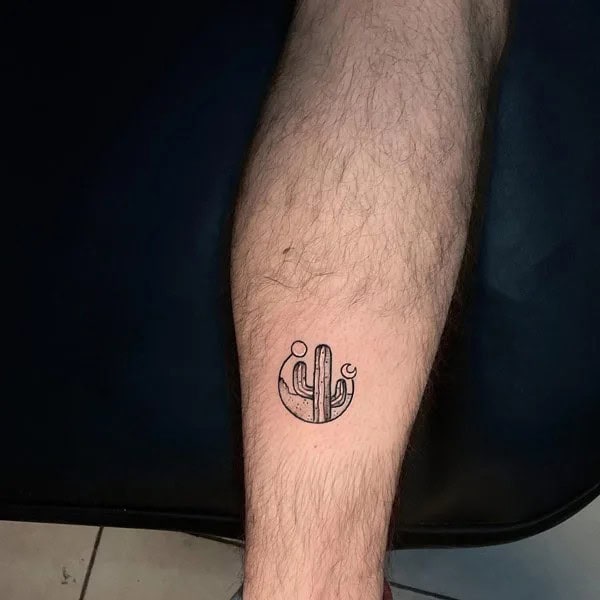 Small Cactus Tattoo