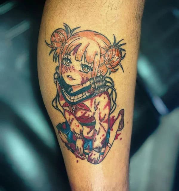 Anime Foot Tattoo