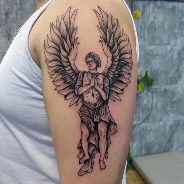 Angel Wings Tattoo On The Arm