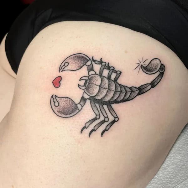 Bite Me Butt Tattoo