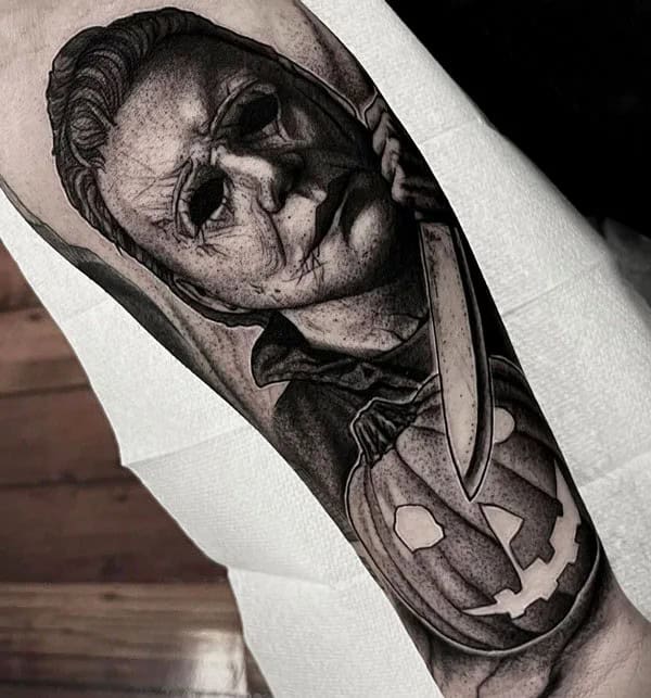 Old School Horror Tattoo