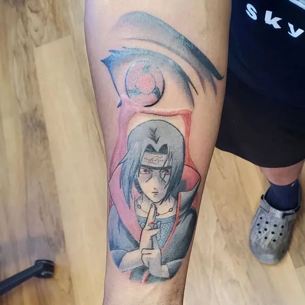 Itachi Hand Tattoo