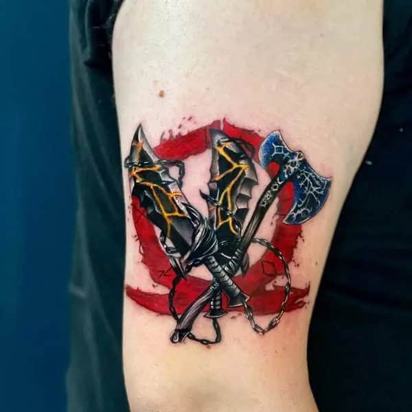 God Of War Themed Tattoo