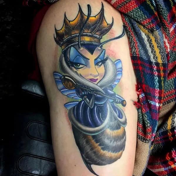 Queen Bee Tattoo