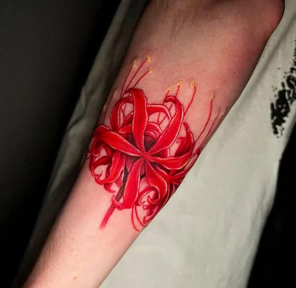 Demon Slayer Spider Lily Tattoo