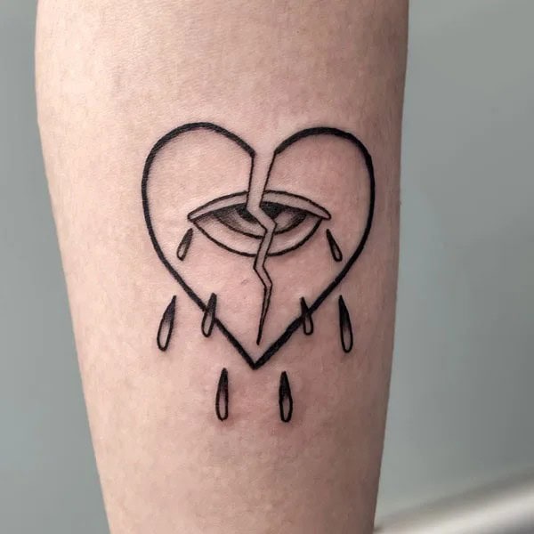 More Broken Heart Tattoos To Wear This Year