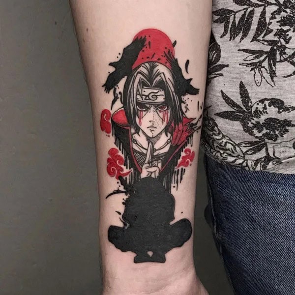 Itachi Hand Tattoo