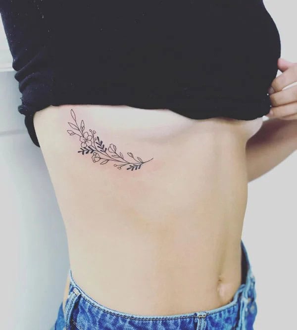 Whale Side Boob Tattoo