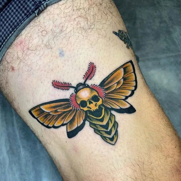 More Death Moth Tattoos That Can’t Be Ignored!