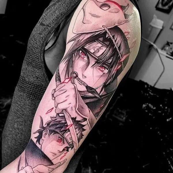 Itachi Hand Tattoo