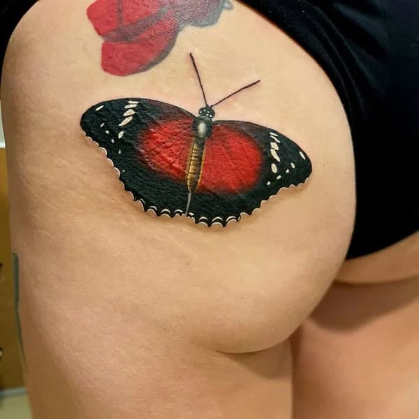 Bite Me Butt Tattoo