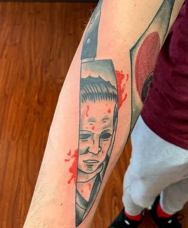 Michael Myers House Tattoo