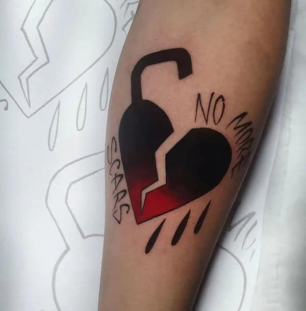 More Broken Heart Tattoos To Wear This Year