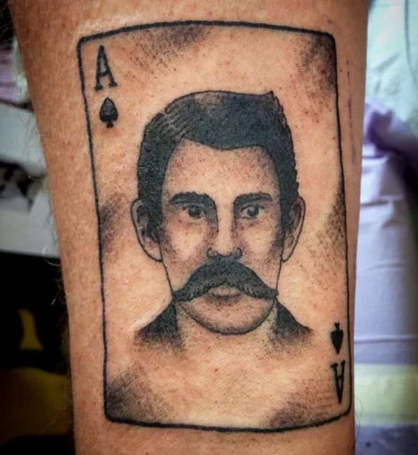 Doc Holliday Ace of Spades Tattoo