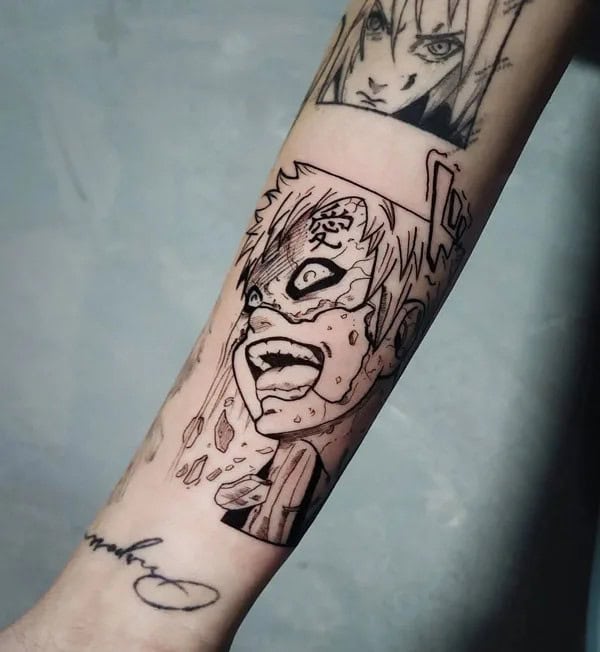 More Gaara Tattoos To Check Out For Gaining Inspiration