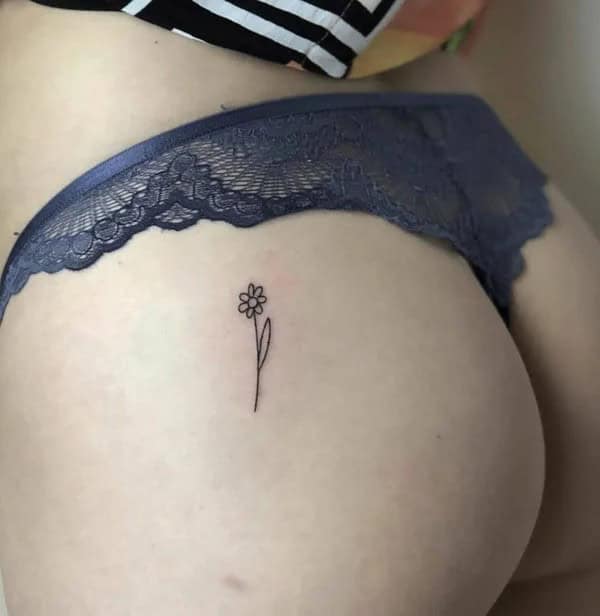 Bite Me Butt Tattoo