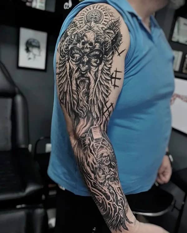 Nordic Sleeve Tattoo