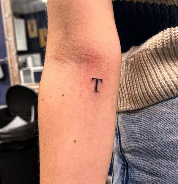 Initial T Tattoo