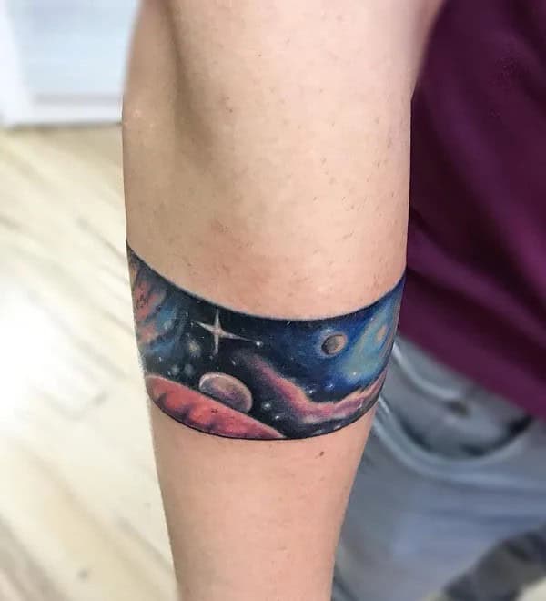 Galaxy Armband Tattoo