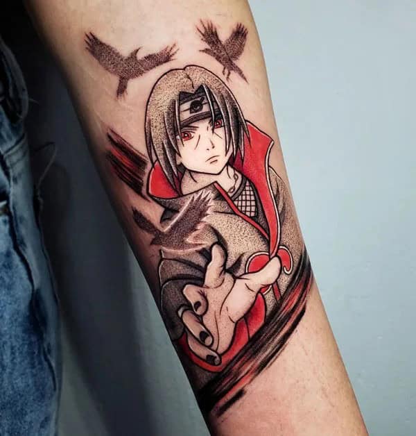 Itachi Hand Tattoo