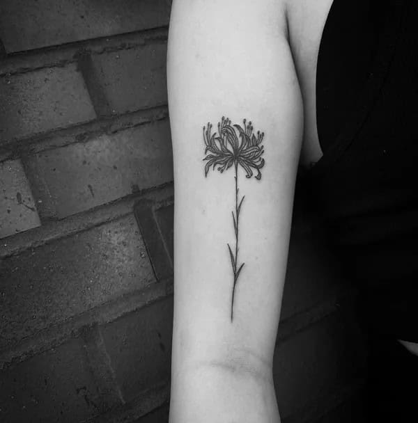 Demon Slayer Spider Lily Tattoo