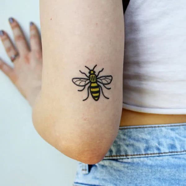 Manchester Bee Tattoo