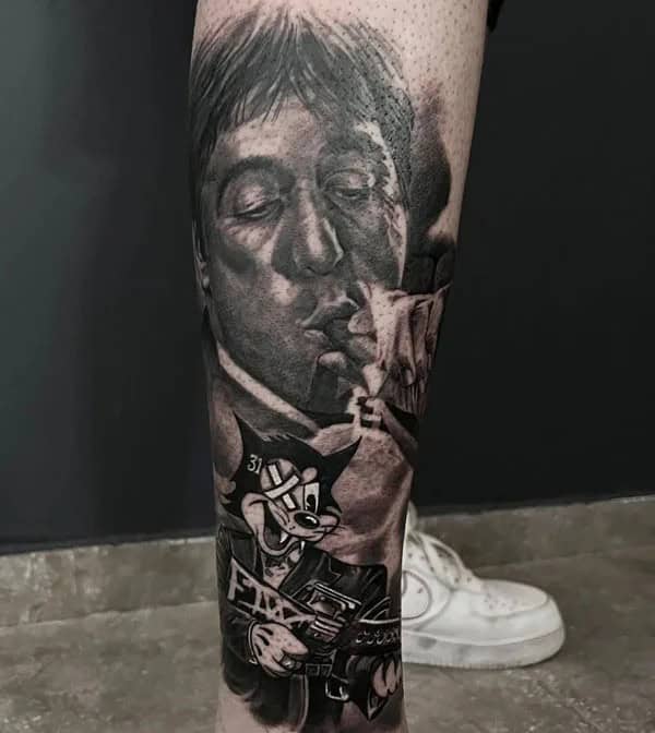 Al Pacino Scarface Tattoo