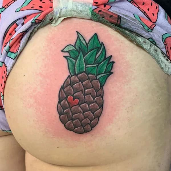 Bite Me Butt Tattoo