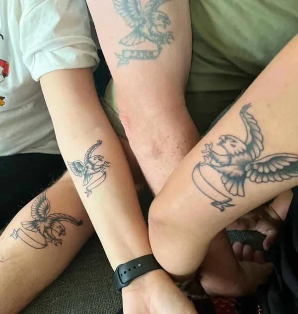 Siblings Eagle Tattoo